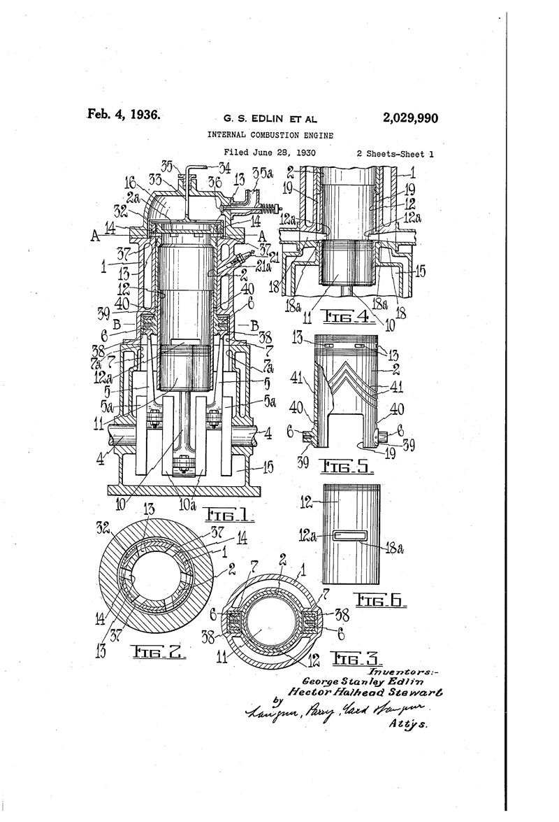 Edlin Stewart engine — George Edlin &amp; H.H. ("Steam") Stewart