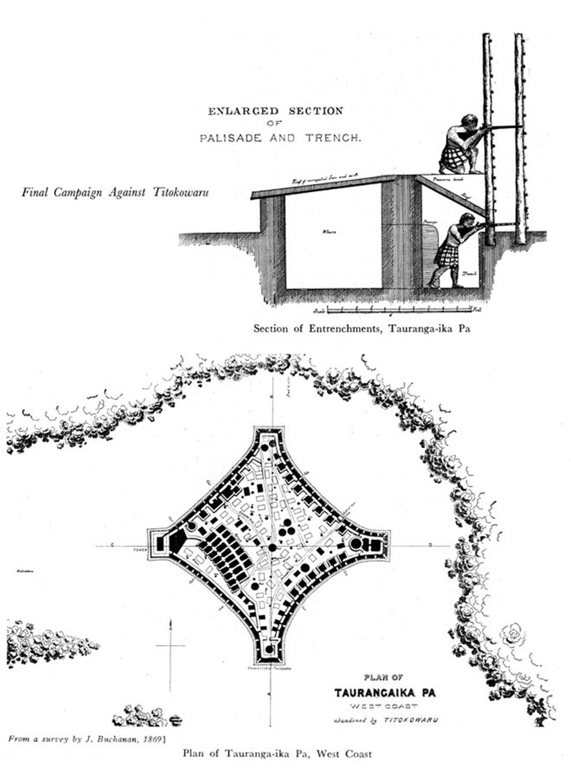 Trench warfare & Maori Pa
