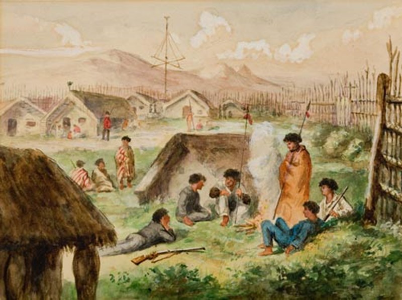 Trench warfare & Maori Pa