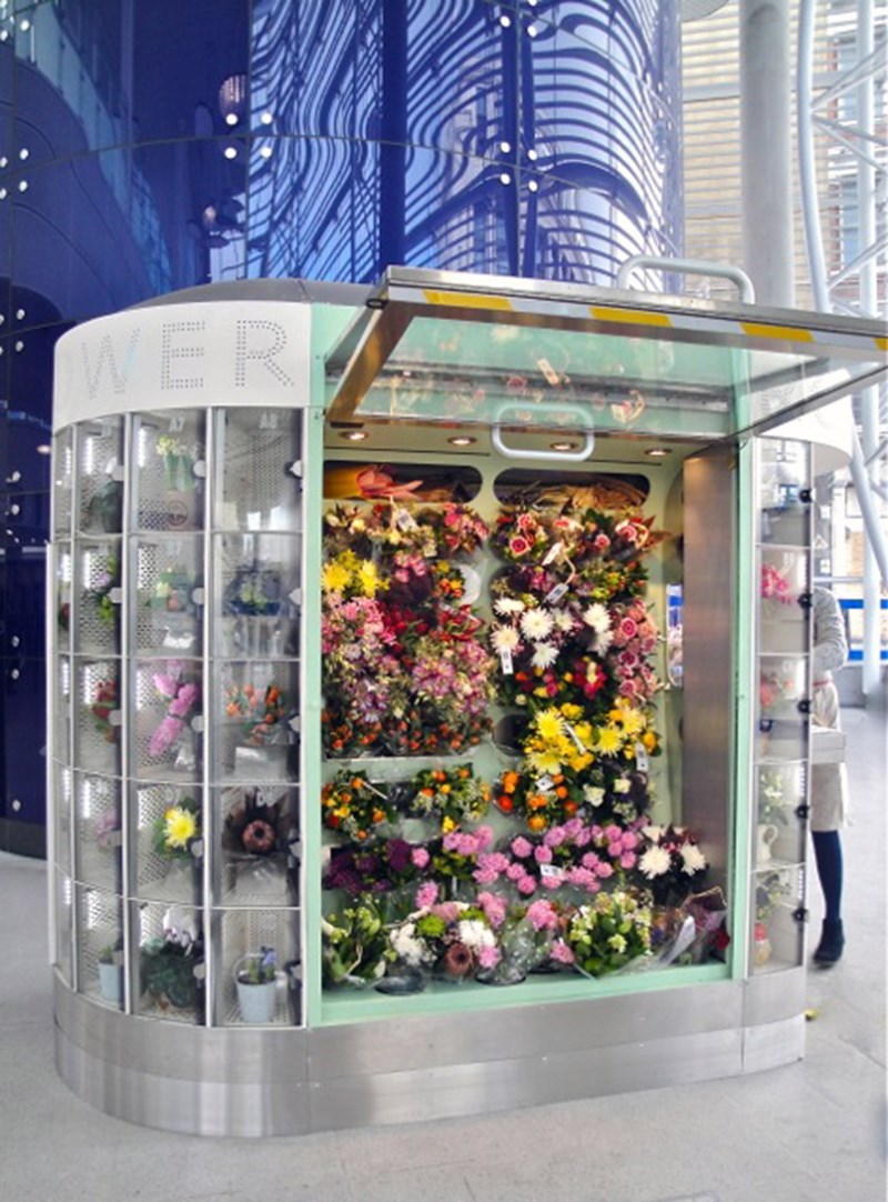 The flower vending machine