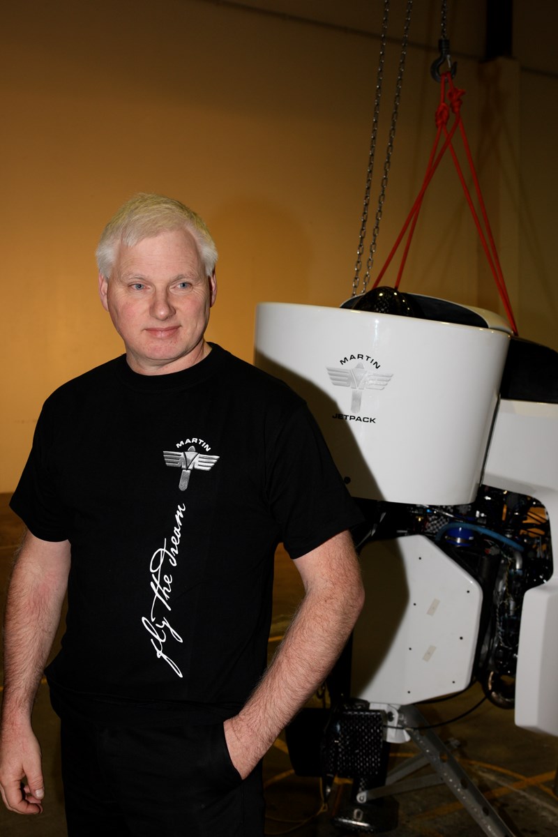 Glenn Martin and his Jetpack