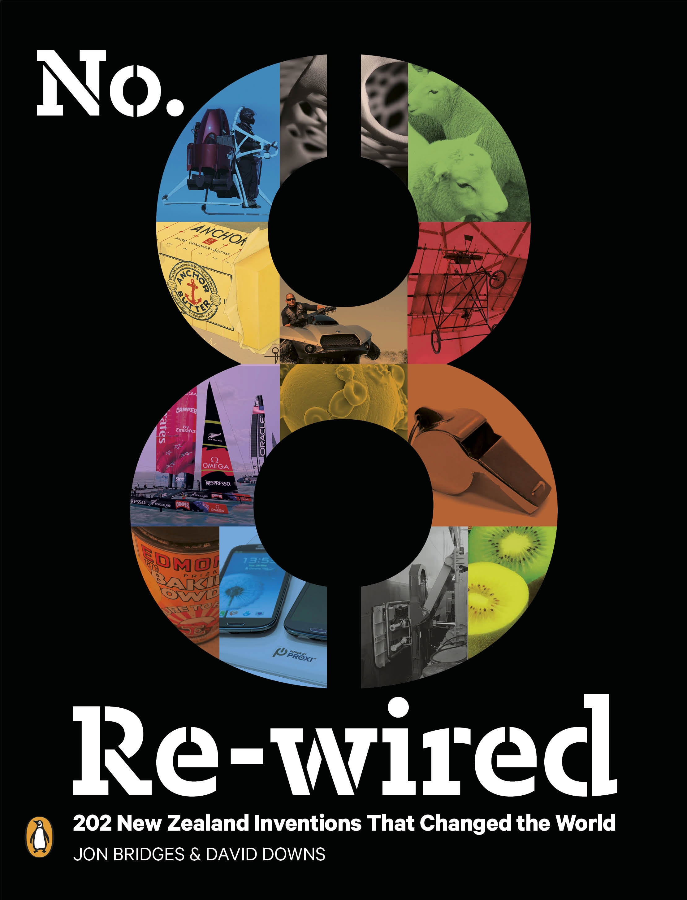 No.8 Re-Wired book cover — by David Downs and Jon Bridges