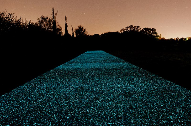 Glowing paths