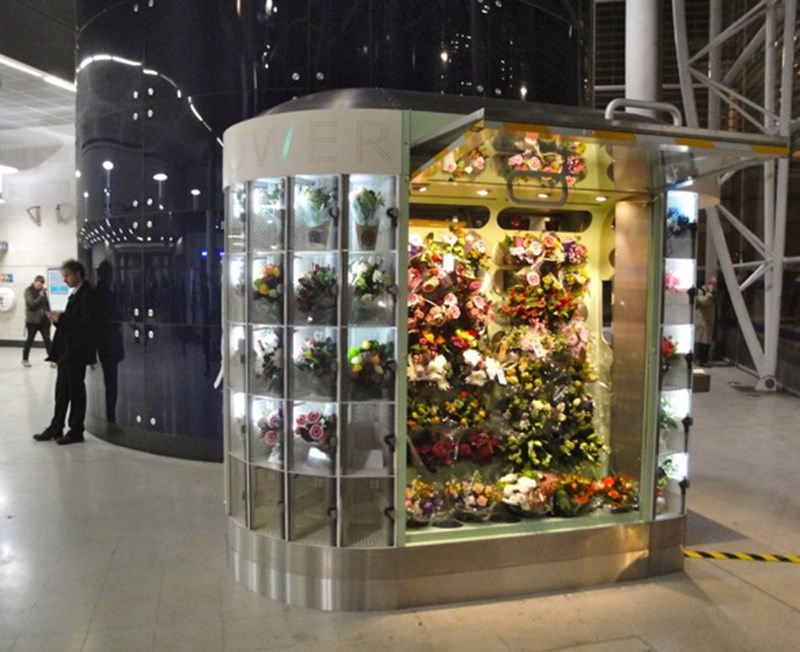 Flower vending machine