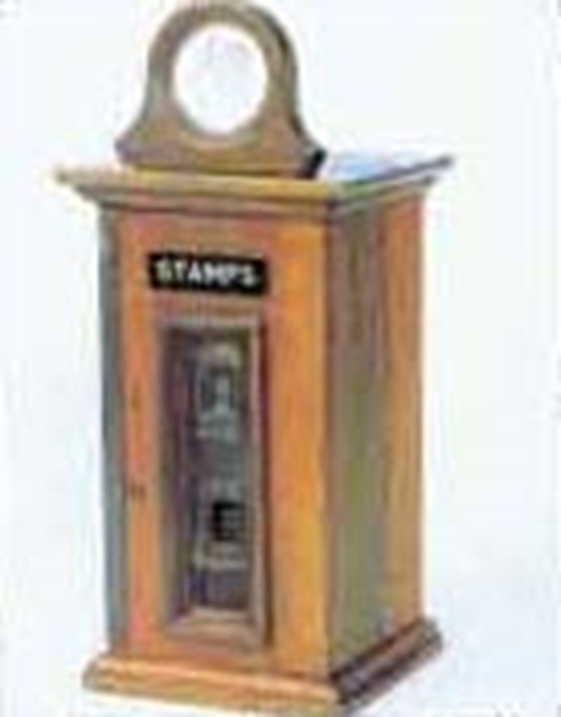 Stamp vending machine — JR Dickie . Ernest Moss