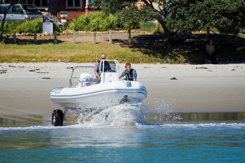 Sealegs — Launching at full speed